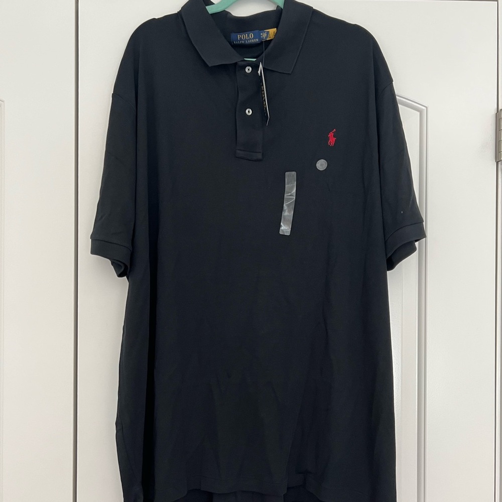 Ralph Lauren Black Polo Shirt Men’s 3XL